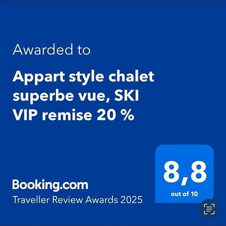 Appart Style Chalet Superbe Vue, Ski Vip Remise 20 % Font-Romeu-Odeillo-Via Bagian luar foto
